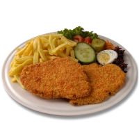 <u>Wordt geserveerd met friet, rijst, rauwkorst en saus </u>