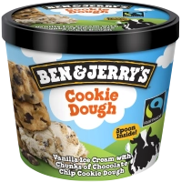 Vanilla Ice Cream With Chunks of Chocolate Chip Cookie Dough